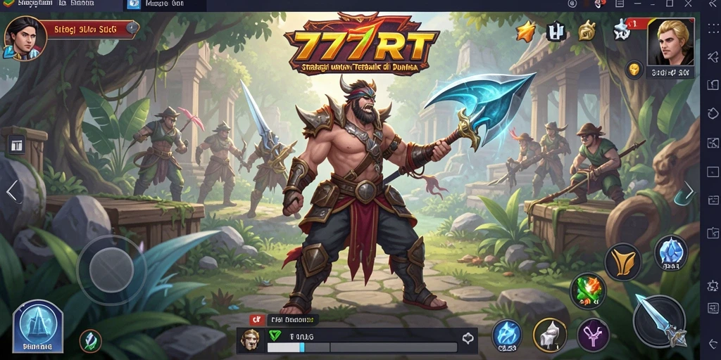 Tampilan menarik dari gameplay strategis 777RT.