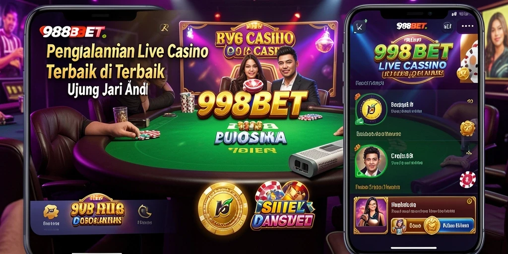 Tampilan gameplay Live Casino yang seru dan interaktif di 988BET.