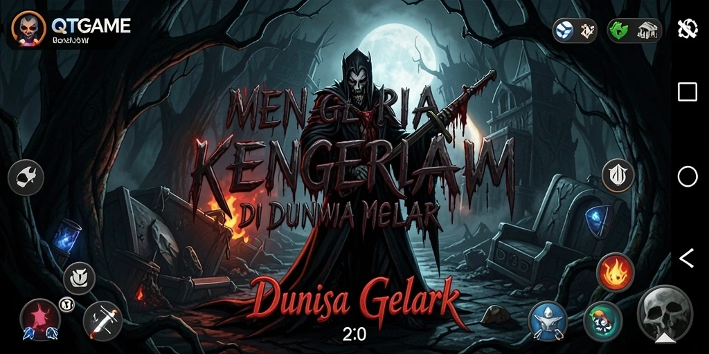Gameplay menegangkan dari QTGAME dengan suasana Horror yang mendalam.