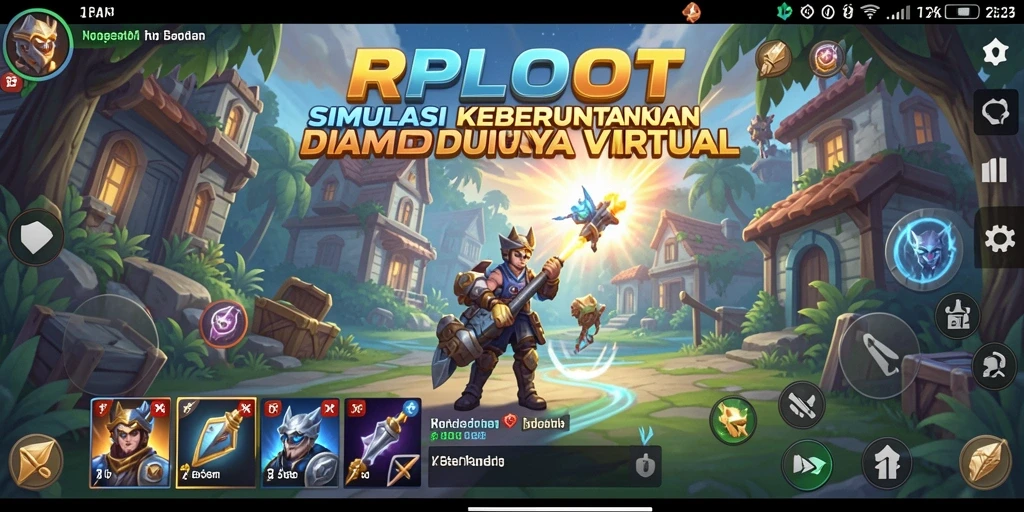 Tampilan gameplay RPLOOT yang menarik dan interaktif.