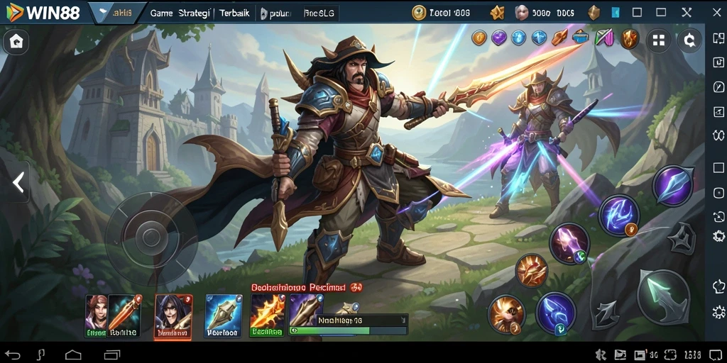 Tampilan gameplay SLG yang menantang dan seru.