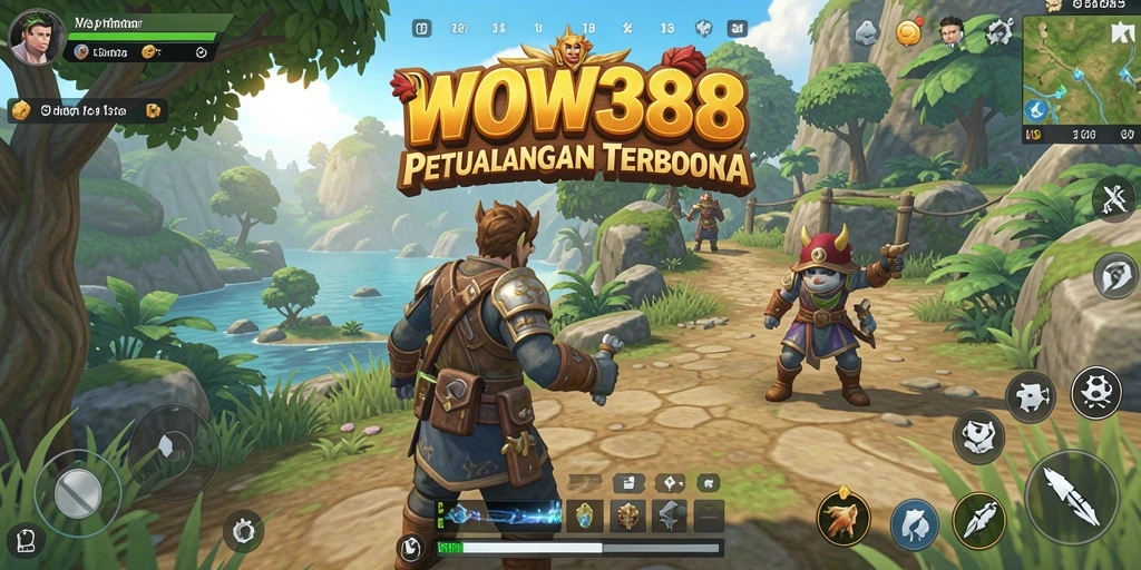 Tampilan gameplay yang menakjubkan dalam dunia terbuka.